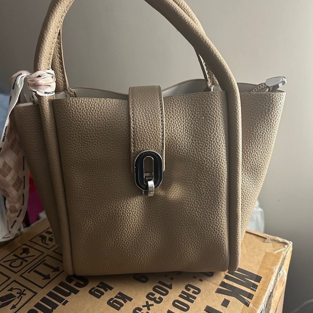 Leather mini bag
